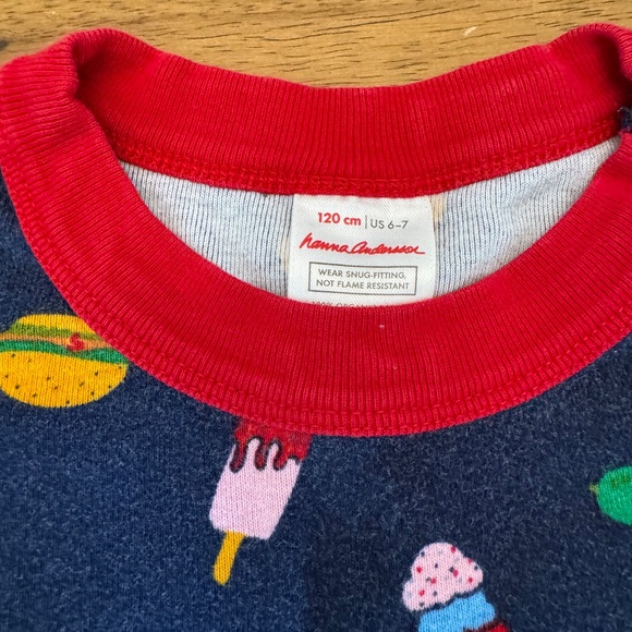 Hanna Andersson Summer Snacks Short John Pajamas - 6/7 - Picture 5 of 5